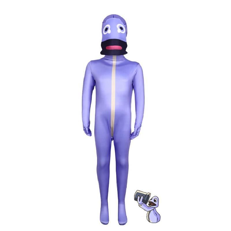 Hide Yeeps And Seek Purple Cosplay Costume Game Jumpsuits Stage Performance