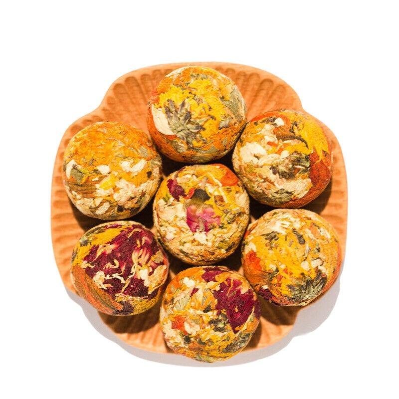 10 смешанных видов чайных шариков ручной работы Юньнань — фото 7