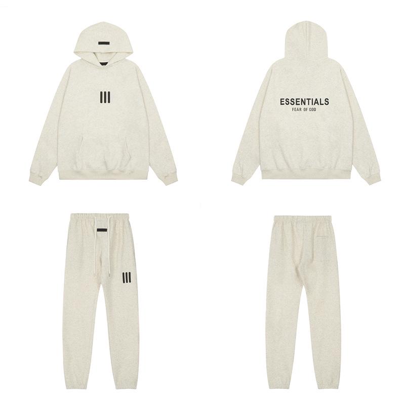 22s Sezóna 8 Essentials Unisex Mikina s kapucňou - Streetwear Voľný strih Fleece
