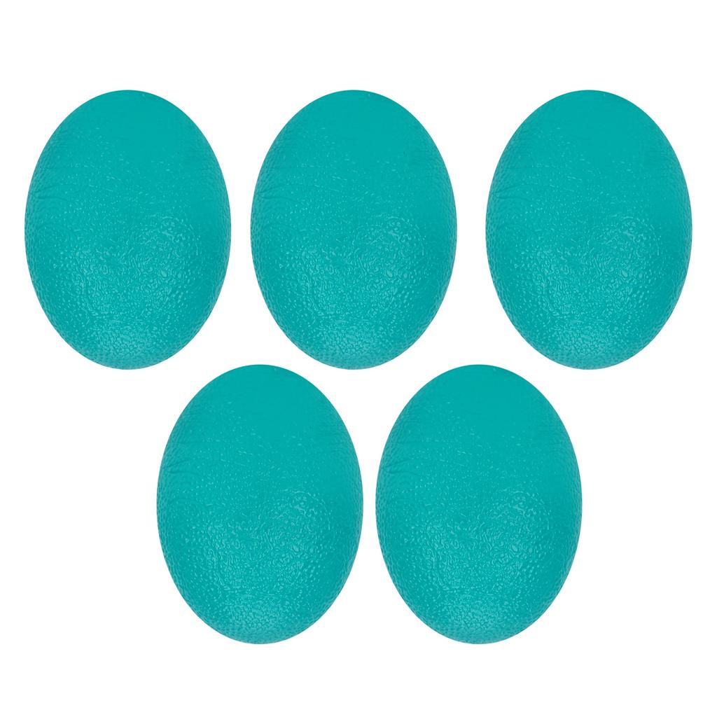 5pcs Oval Shape Elastic Hand Grip Wrist Finger Strength Training Exercise