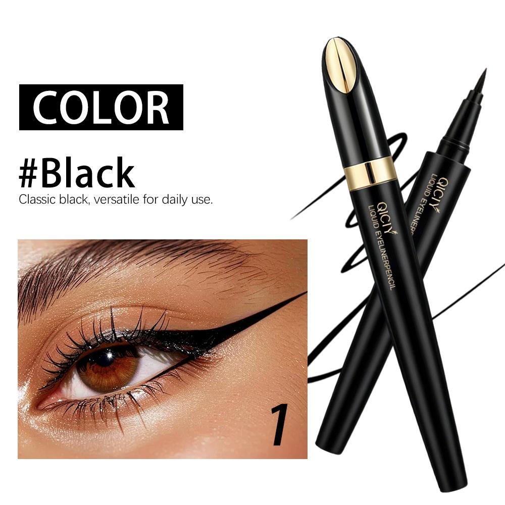 

Smooth Quick-Dry Eyeliner Pen, Waterproof & Sweat-Resistant, High Color Payload, No Smudging, Suitable for All Skin Types