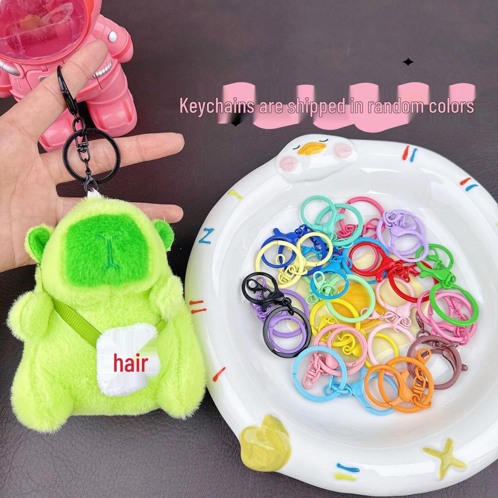 Capybara Anheng Plysjdukke Ryggsekk Nøkkelring - Internettkjendis Hot-Selling Veskeanheng