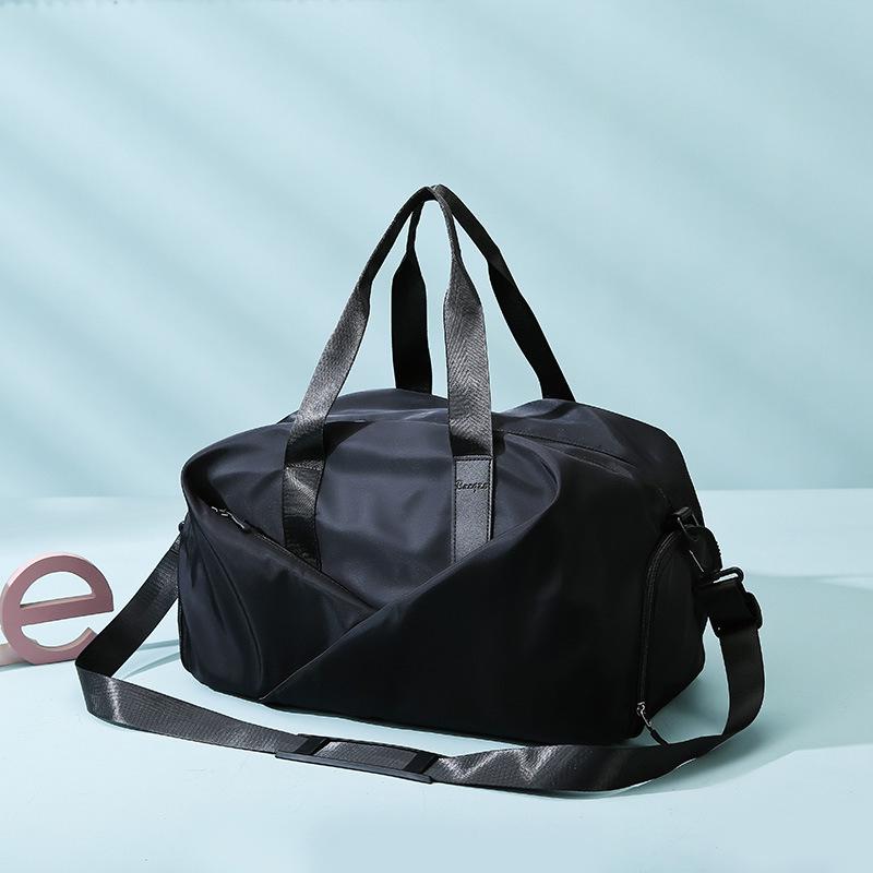 Women's Fitness Sports Bag with Shoe Compartment, Dry/Wet Separation, and Macaron Color for Yoga, Swimming, and Training