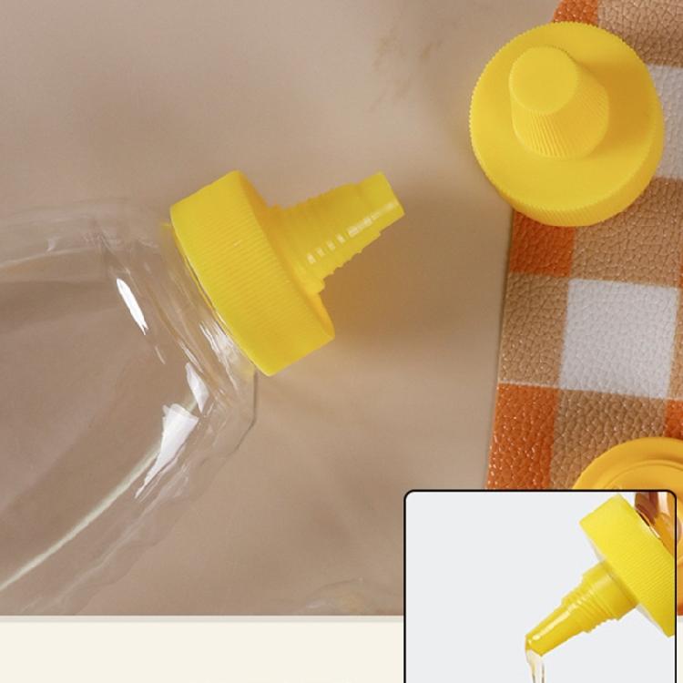 Clear Sauce Jar With Not Spill Lid Plastic Convenient Transparent Condiment Bottle for Everyday Cooking Needs