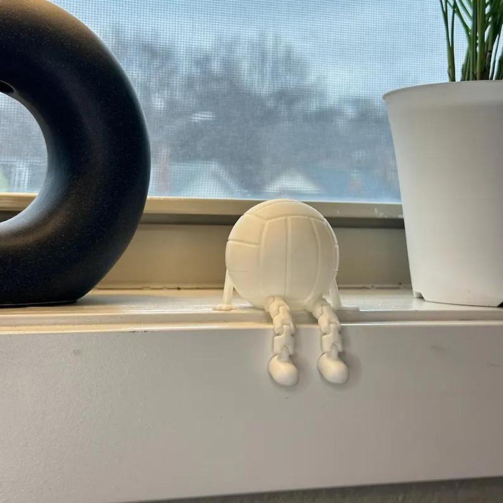 New 3D Printed Sports Ball Figurine Movable Unique Full Articulated Sports Ball Modle Kid Toy Home Living Room Decor