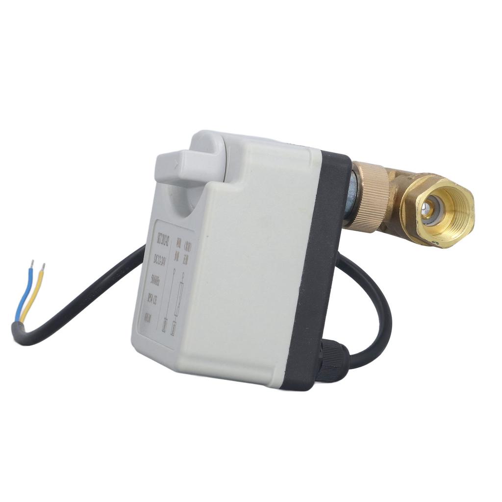 Motorisiertes Kugelhahn Manuell Automatisch 2-Draht 2-Wege Normalerweise Geschlossen DN15 Elektrisches Kugelhahn DC12‑24V