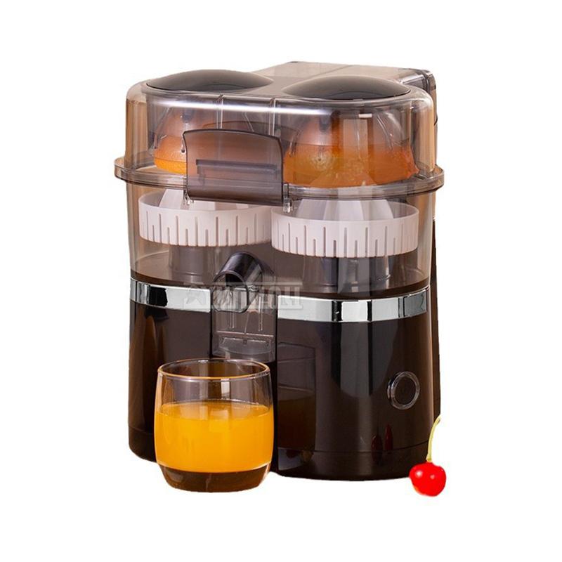

Double-Head Electric Juicer Food Blender Automatic Slag Juice Separation Household Orange Lemon Juice Squeezer Mixer US чёрный