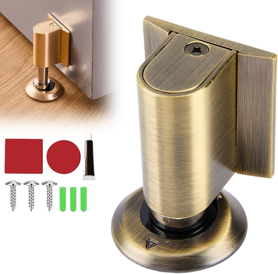 

Door Wedge Stopper, New Magnetic Doors Stoppers for Bottom of Door, No Drill Invisible Doorstops for Inside Door, Heavy Duty Magnetic Doors жёлтый
