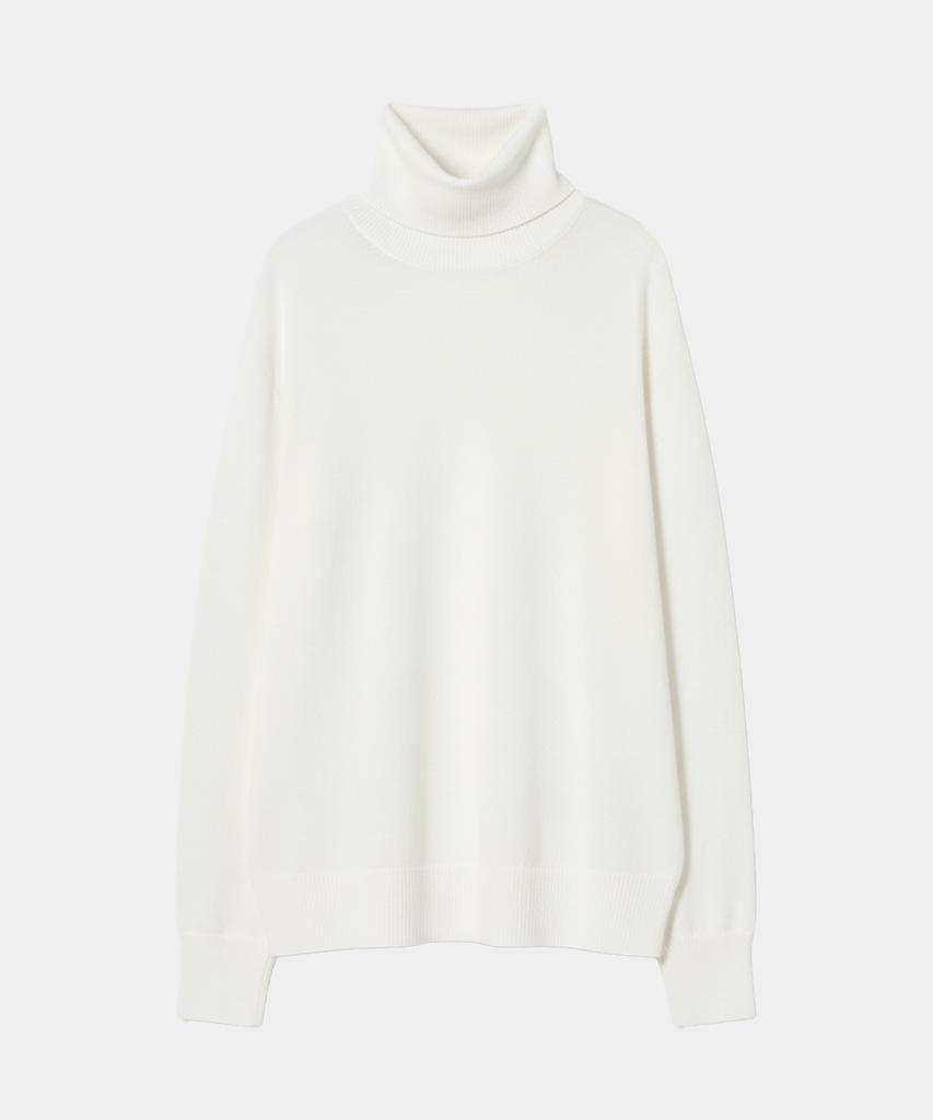 Jikeulib Essential Long Neck Turtleneck Tension Polo Knit T-Shirt 2 Colors