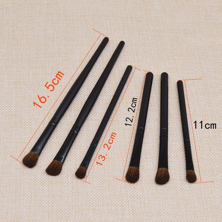 Pony Hair Eyeshadow and Contour Brush - Single Smoky Eye Tool