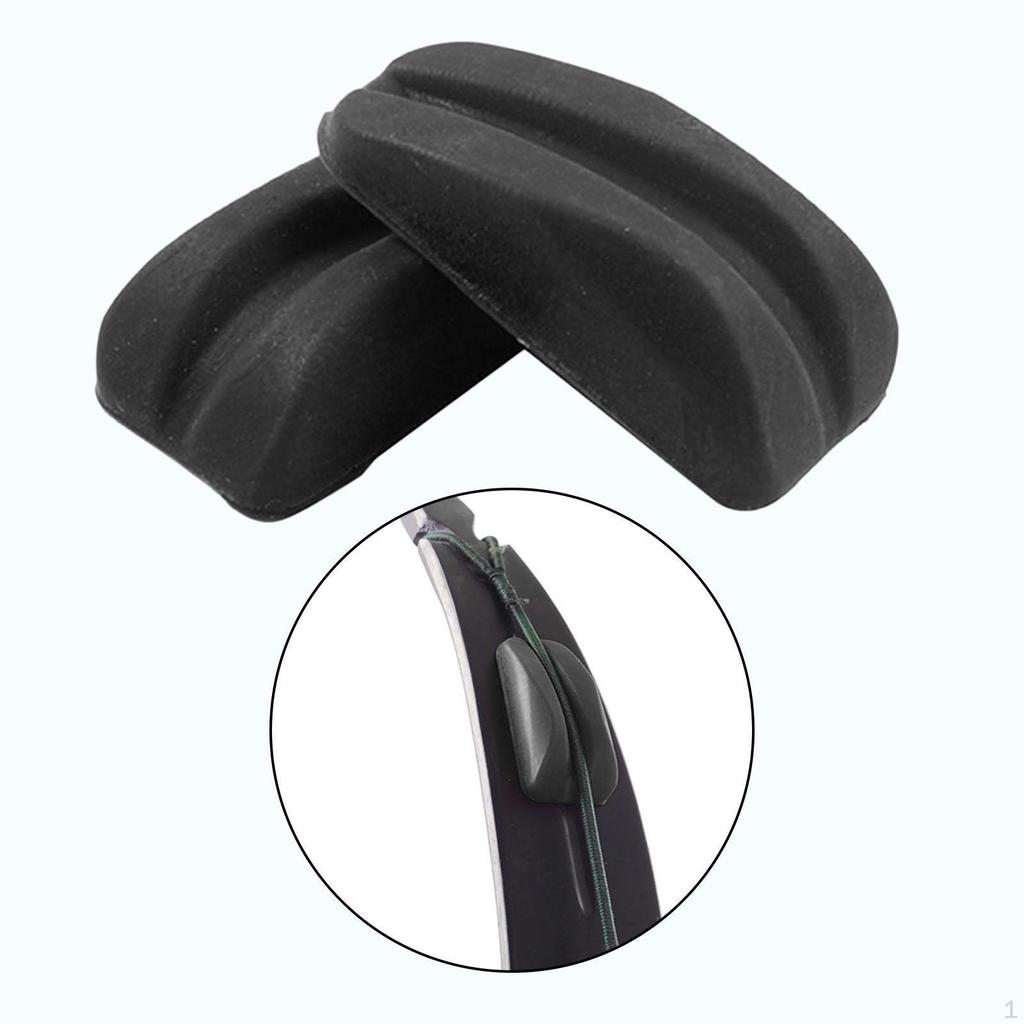 2 X Rubber String Recurve Bow Stabilizer Shock Absorber Bowstring for Hunting