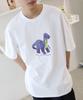BLUFF Dinosaur Cotton T-Shirt [White]