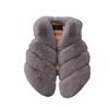 Chaleco de Piel para Niñas Otoño Invierno Moda Grueso Cálido Chaleco Ropa Exterior para Niños Niña Navidad