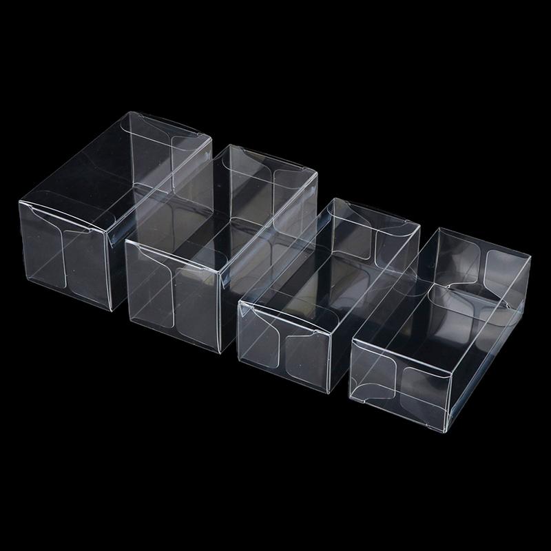 2/5Pcs 1:64 Car Model Display Box Transparent Protective Case Pvc Dust Cover Storage Holder