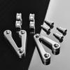 Headlight Stay Kit Compatible with Honda CB1300SF CB400SF CB1100 CB1100EX - Aluminum Headlight Mount Bracket (Silver)