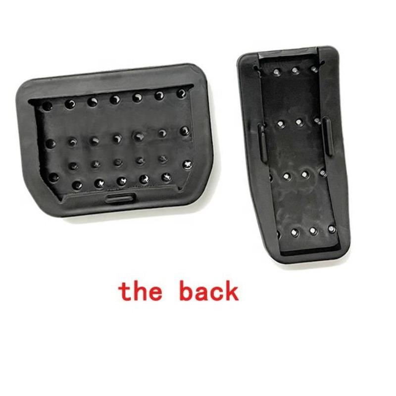 För Tesla Model 3 Y 2017-2025 Aluminium Fotpedalsskydd Set Dödpedalsskydd Halkfria Bromsacceleratorpedaler Biltillbehör