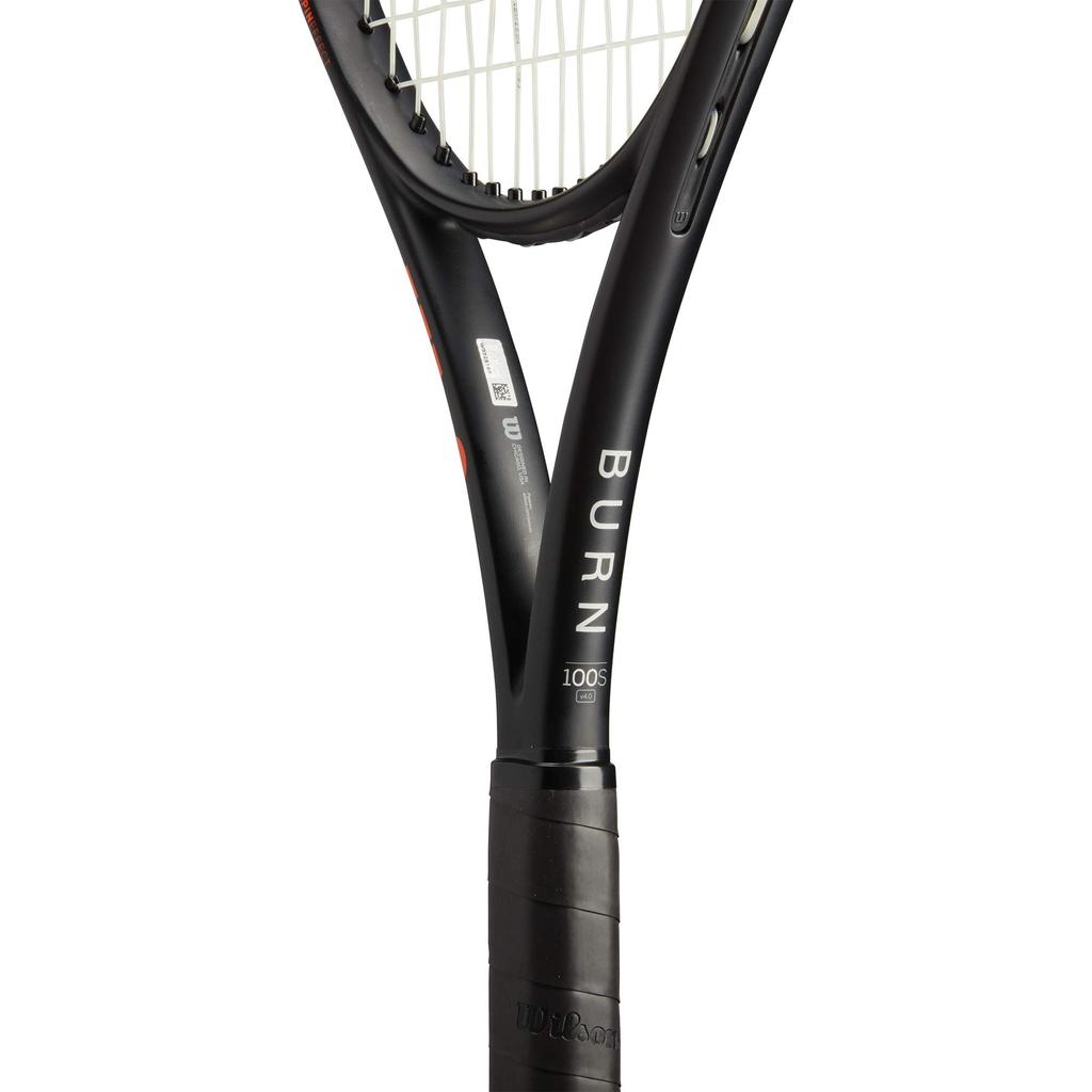 Wilson Rigid Tennis Racket BURN 100S 100S Grip Size 2 WR044811U2 [Frame Only] V4.0 (Burn V4.0) Black/Gray/Orange