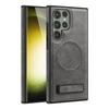 Suitable for Samsung S24 Ultra Mobile Phone Case S23Plus Bracket S22 Magnetic Magsafe Leather Case