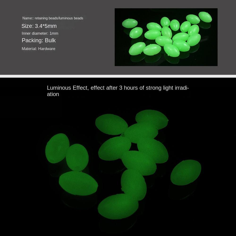 Plastic Fishing Soft Floats Beads Stoppers Luminous Light Hot Hard Rubber  Sea fishing