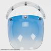 Japanese Three-Button Bubble Lens Motorcycle Helmet