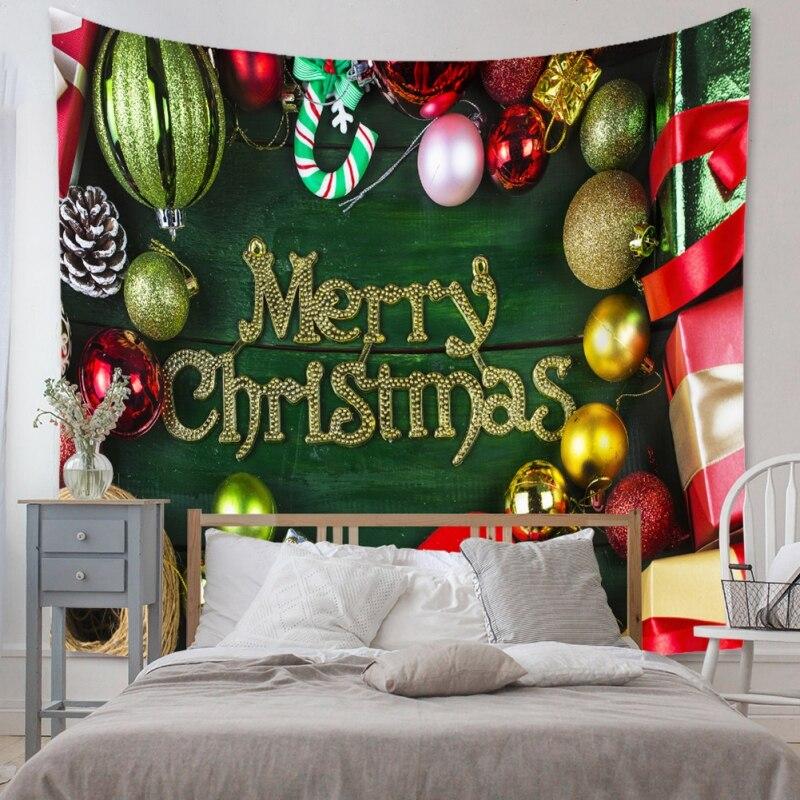 Christmas Wall Hanging Carpet Hippie Tapestry Santa Claus Blanket Home Decor Christmas Wall Hanging Carpet Hippie Tapestry Santa Claus Blanket Home Decor