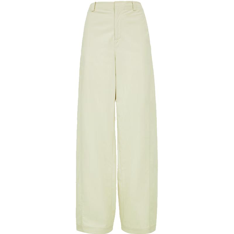 

ONLY 2025 Spring Slimming Mid-Rise Solid Wide-Leg Casual Pants L