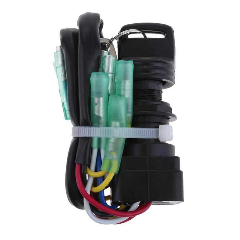 Boat Ignition Key Switch Plastic Outboard Motor Starter Electric Control Spare Parts for Yamaha 40HP 60HP