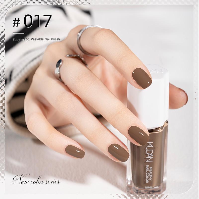 2023 No-Bake Quick-Dry Black Peelable Nail Polish - Autumn/Winter Salon Colors