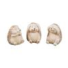 3pcs Cartoon Hedgehog Statue Resin Miniatures Figurine Crafts Animal Sculpture  Gift