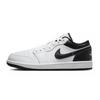 Jordan Air Jordan 1 Abrasion Resistant Breathable Low Top Skateboard Shoes Unisex Black Gold 553558-152(Team963-SBOX)