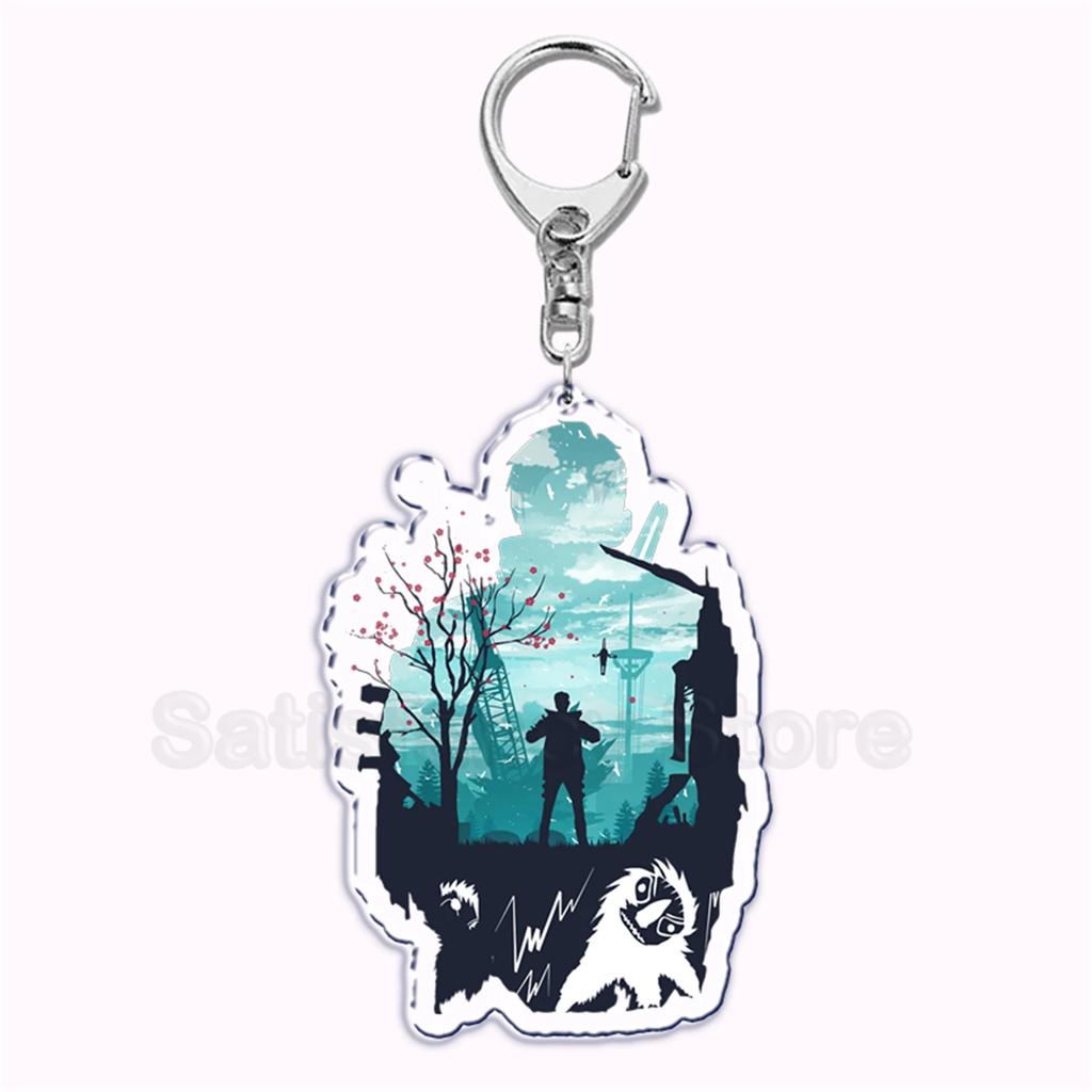 Hot Game Apex Legends Characters BLOODHOUND Acrylic Key Chain Pendant Key Ring Keychains Keyring for Bag Pendant Jewelry Gifts