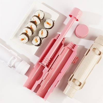 Neuestes schnelles DIY-Sushi-Maker-Set, Reisform-Bazooka-Roller-Kit, Gemüse- und Fleischrollwerkzeug, DIY-Küchenwerkzeuge