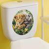 Pittura Fiore Creativo Bagno WC Adesivo Decorazione Abbellimento Casa Adesivo Decorazione Stanza Accessori
