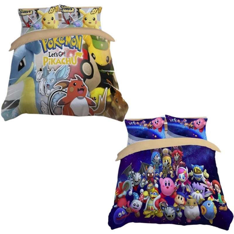 Modern Minimalist 3d Bed Sheet Set Featuring Vibrant Digital Print Design In Various Sizes