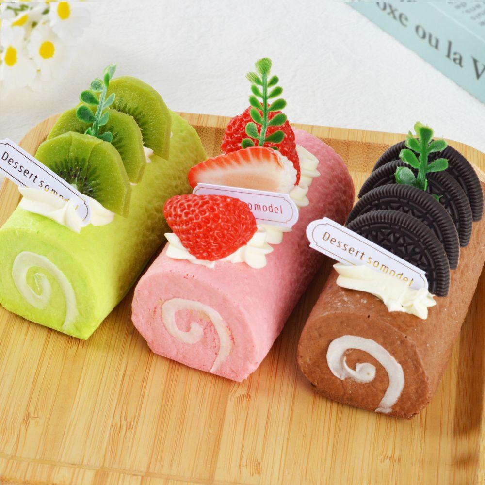 Creative Swiss Roll Squishy Toy Hand Relax Slow Rebound Fidget Toy  Office Desk Toy
