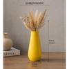 Modern Decorative Metal Vases for Home Dcor, Yellow