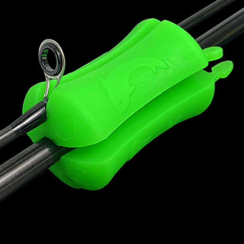 Fishing Rod Tie Fastener Multifunctional Fishing Rod Holder Protector Ball Anti-Collision Portable Reusable Binding Fishing Tool