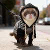 Frettchen Hoodie Mit Geschirr Weich Bequem Lustiger Pullover Kleintier Frettchen Pullover Für Kaninchen Eichhörnchen Chinchilla Chihuahua