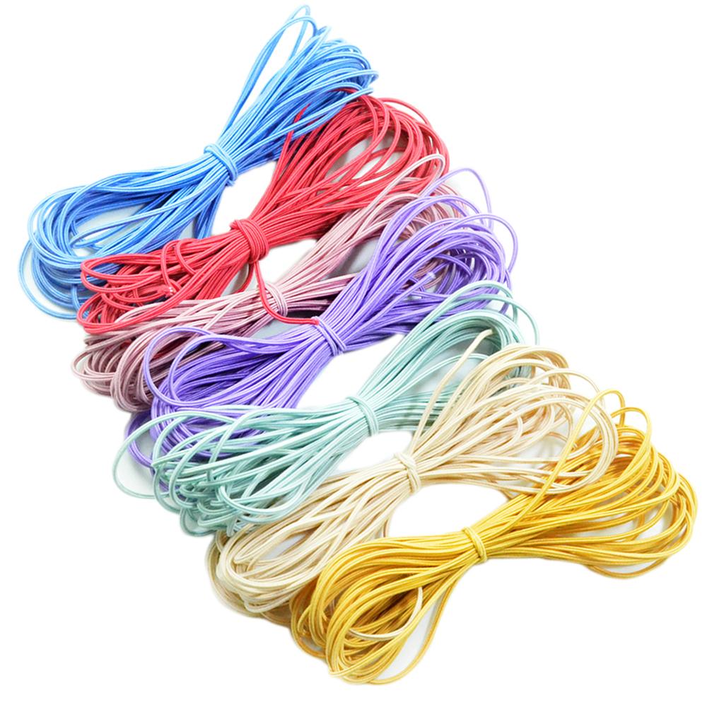 2mm Elastic String Cord Thread Beading for Jewelry Making, Bracelets Beading,