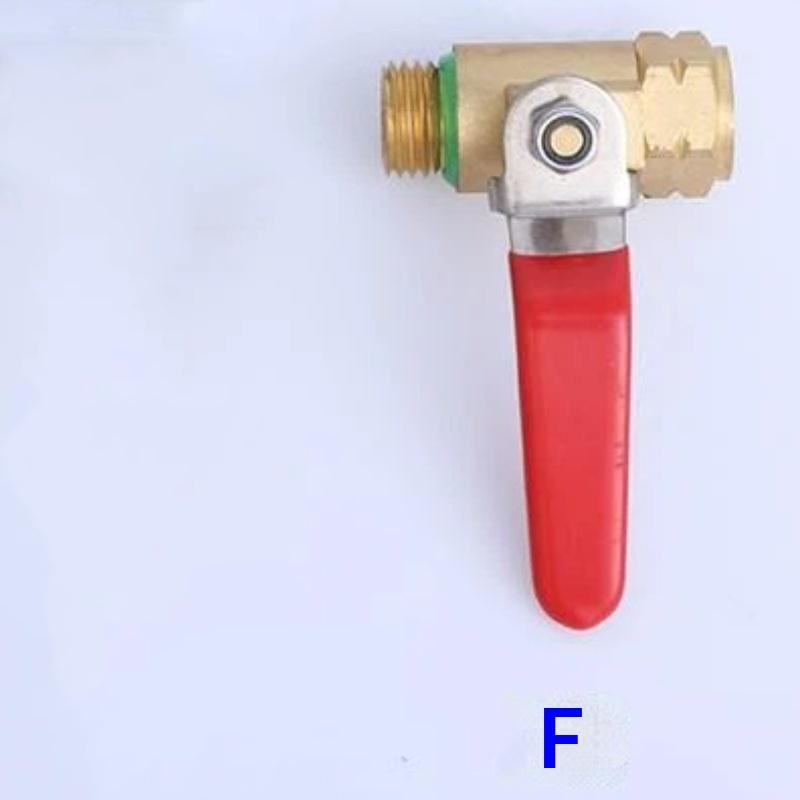 Heavy Duty Brass Steel Ball Valve Leakproof Non Slip Handle Gas Water Fitting For Garden Irrigation Agricultural Spraying Hoses