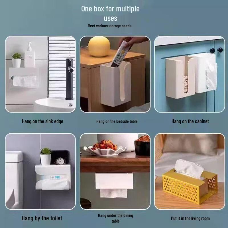 LIEI Tabletop Multi-functional Tissue Box