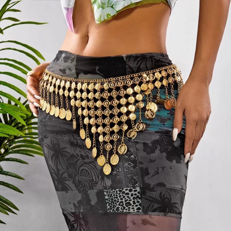 Meier Waist Chain Bohemia Style Coin Waist Chain Women's Fashion Belly Dance Belt