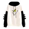 Women's Printed Contrasting Dinosaur Loose Casual Hoodie