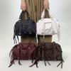 Modische und Personalisierte Damen-Motorradtasche im Y2K-Stil mit Quasten und mehreren Taschen, Retro und Spicy Girl Handtasche