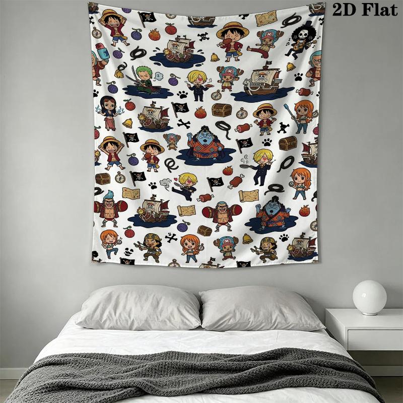 One Piece Wall Tapestry Aesthetic Wall Hanging Printed Fabric Blanket Decorative Tapestries for Bedroom Living Room Home Decor