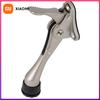 TFAAI Door Stopper Heavy Duty Mute Zinc Alloy Door Stops with Non-Slip Rubber Tip Hidden Wall Protector Hardware