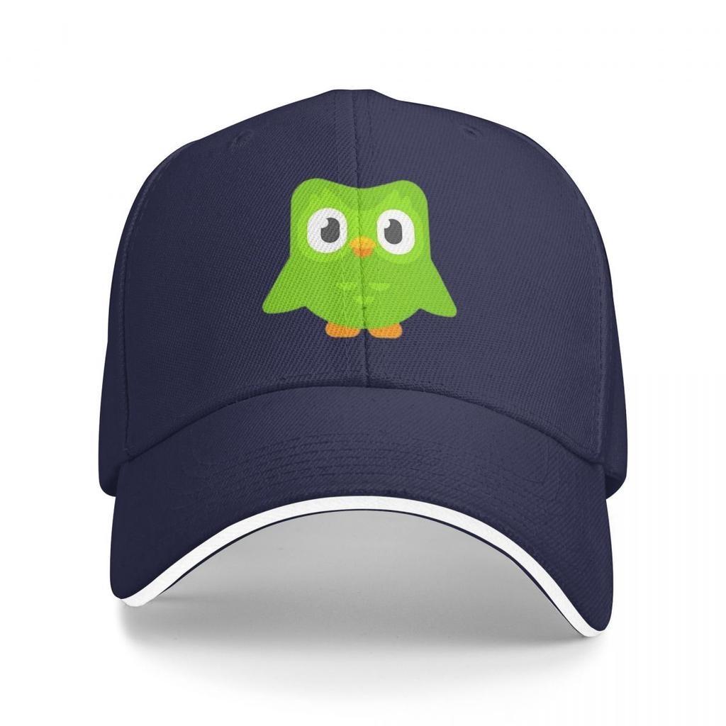 Unisex Baseballkepsar Duolingo Uggla Duo Tryck Utomhus Streetwear Sommar Sport Basebollkepsar Hip Hop Keps Casquette Kepsar