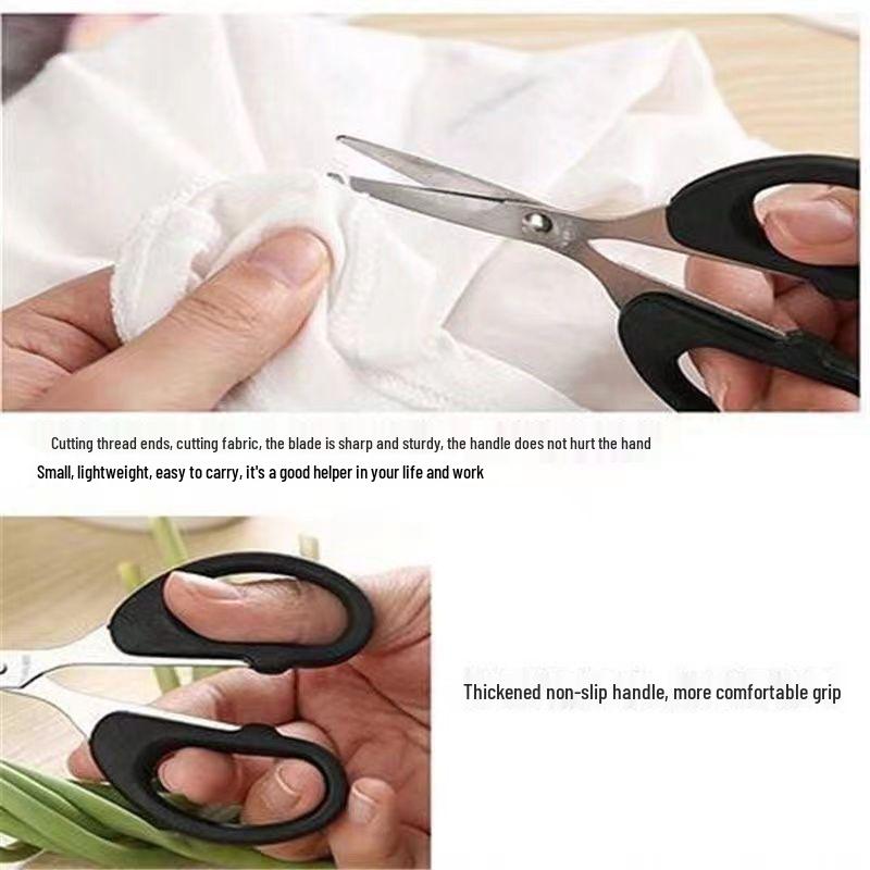 Portable Stainless Steel Stationery Scissors: Office, Home, Sewing, and Craft Knife