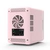 Mirror Glow Beauty Fridge 4L LED Touch Screen 3 Cooling Modes Silent 30dB Skincare & Drink Cooler/Warmer