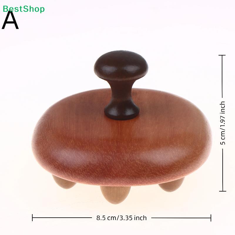 Wooden Massage Tool | Natural Wood Body Massager with Acupressure Nodes for Relaxation